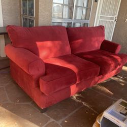 Beautiful Red Couch