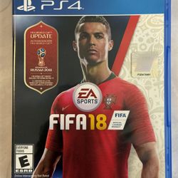 FIFA 18 With World Cup Update For Sony PlayStation 4 PS4 Video Game 