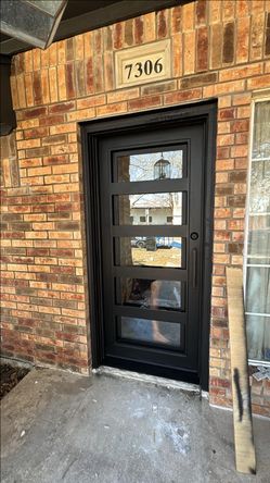 Iron door