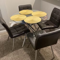 Dining Table with 4 Chairs