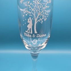 Glass Laser Engraving Wine & Plates 