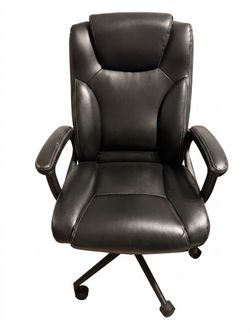 Black Leather Executive Office Chair