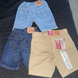 Boys Levi Shorts SIZE 4/5