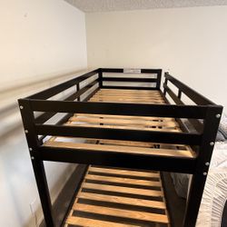 Walker Edison Twin Over Twin Bunk Bed - Disassembled