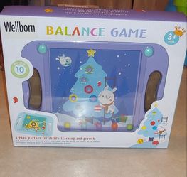 On sale Creative Toy Balance Ball Game comes with 10 different design cards for kids to have fun The toy is brand new never used