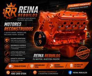 6.0 GM long block engine