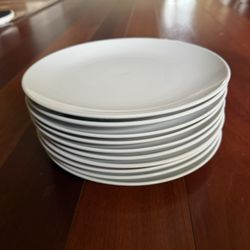 10 Ikea Dinera DINNER PLATES 12011 Greenish Beige,  10.5”