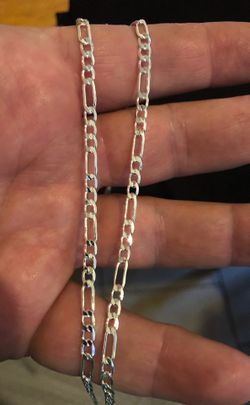 New silver necklace