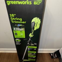 Greenworks 16in string Trimmer