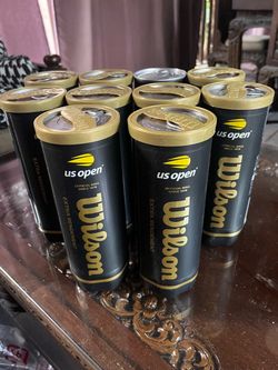 10 unopened Cans of Wilson US Open Tennis Balls