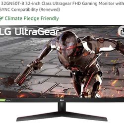 LG UltraGear 32” Gaming Monitor 165Hz