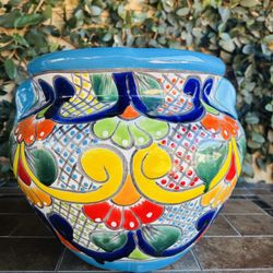 Small Talavera Michoacana Pot Planter