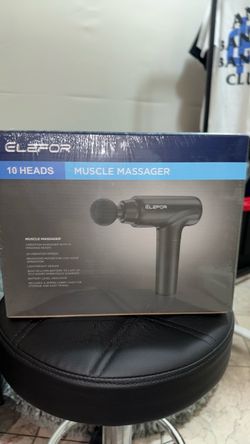 Brand-New Elefor Muscle Massage Gun – 10 Attachments