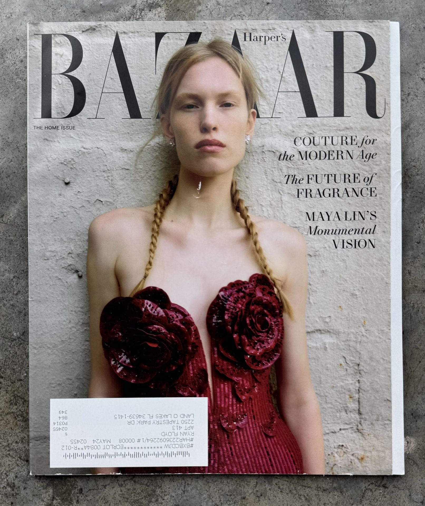 Harper's Bazaar Magazine November 2023 Maya Lin The Home Issue