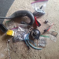 Box Of Misc Dirtbike Parts