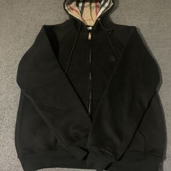 Black Burberry hoodie 