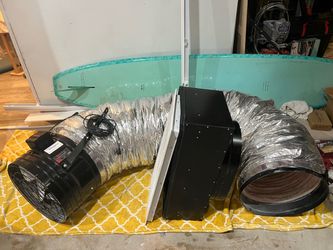 Quiet cool whole house fan