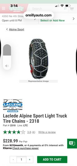 Alpine sport #2318 light truck chains