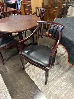Black Leather Office Chair