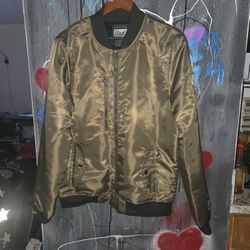 Green Bomber Jacket 