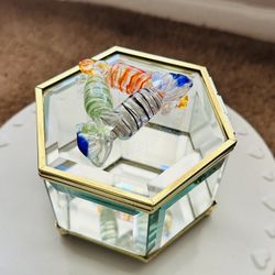decorative glass box