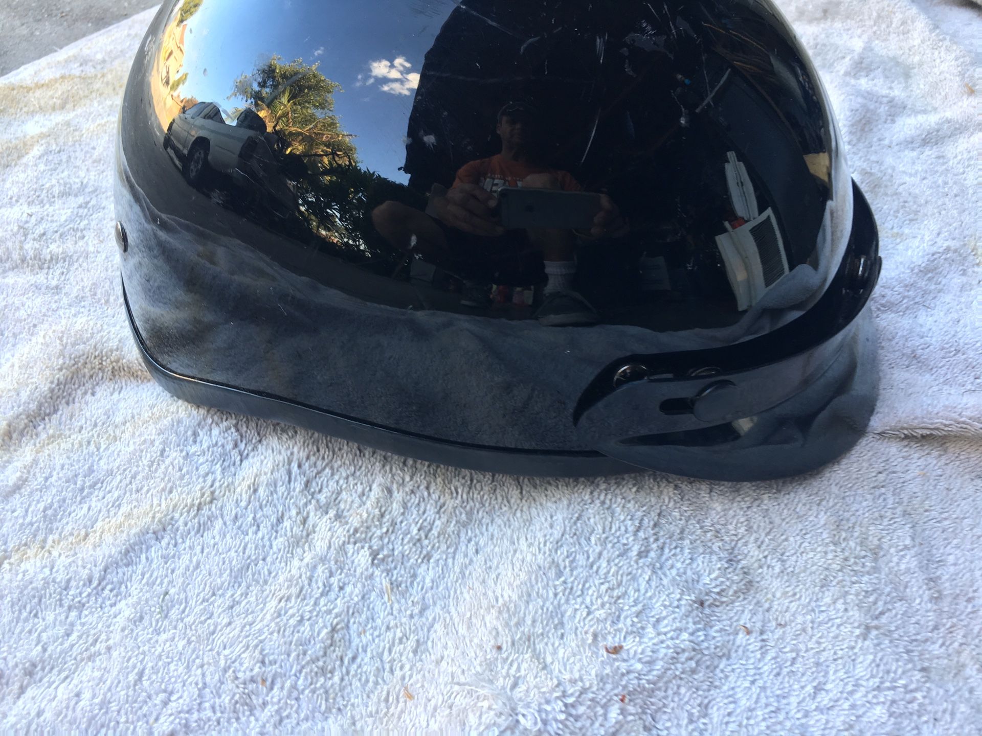 Motorcycle helmet small