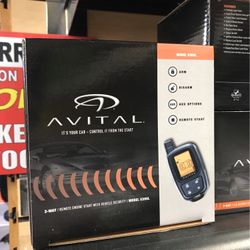 Avital Remote Start Alarm System On Sale For 149.99