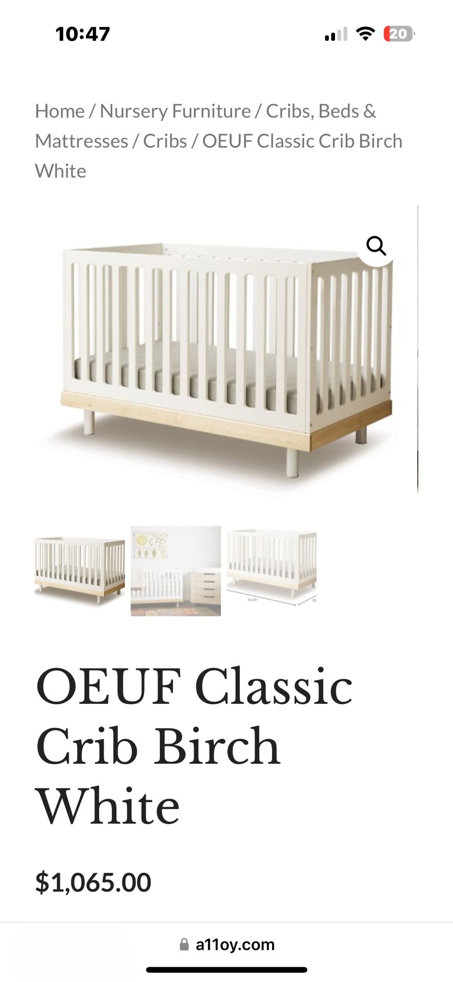 Ouef Crib 