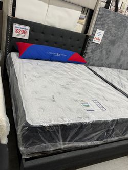 QUEEN BED FOR SALE (AVAILABLE IN KING*) !!NO CREDIT NEEDED !! TAKE IT HOME TODAY!! 🚛 SAME DAY DELIVERY AVAILABLE 🚚 Se Habla Español