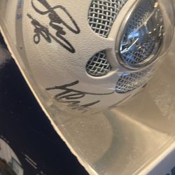 Snow Ball Microphone With "Two Door Cinema Club" Autographed By Band 