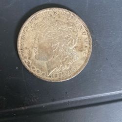1889 Morgan Silver Dollar - Vintage U.S. Coin - Great Condition!