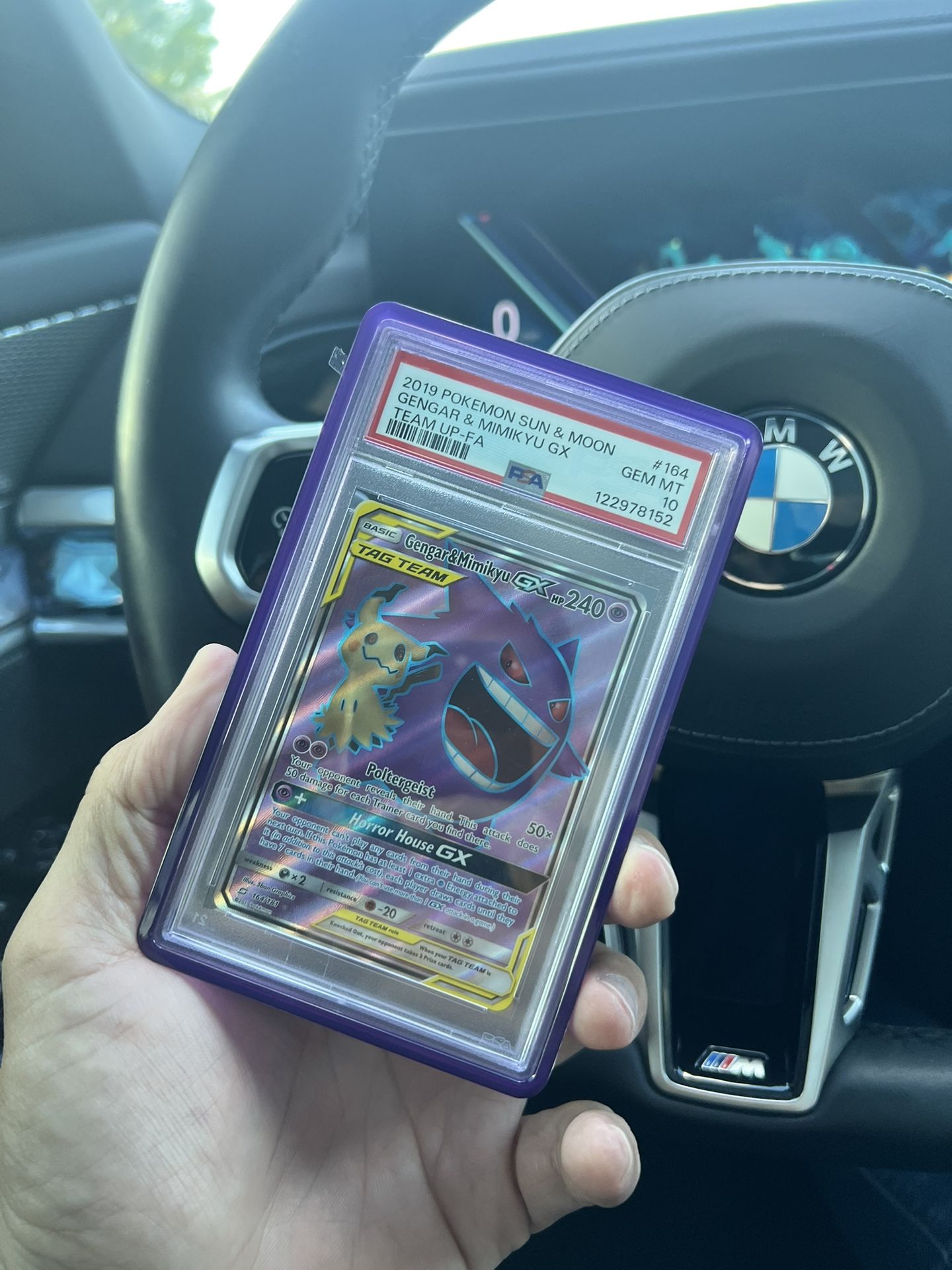 Pokemon Gengar & Mimikyu Tag Team PSA 10