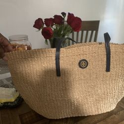 Women Shorts size Xl, Women pants size 16, And A Straw Tote