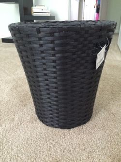 IKEA black plant pot