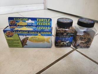 Turtle Food and Floating Turtle Feeder