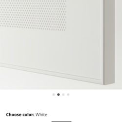IKEA White Cabinet With Mesh Door 
