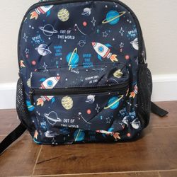 Preschool Space Rocket Universe Galaxy Backpack 