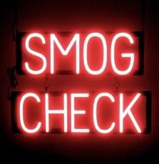 Smog Check Sign
