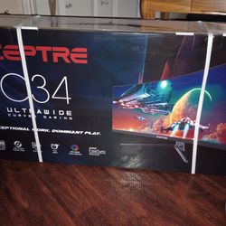 Brand New Sceptre C34 Ultra Wide Curved Gaming Monitor