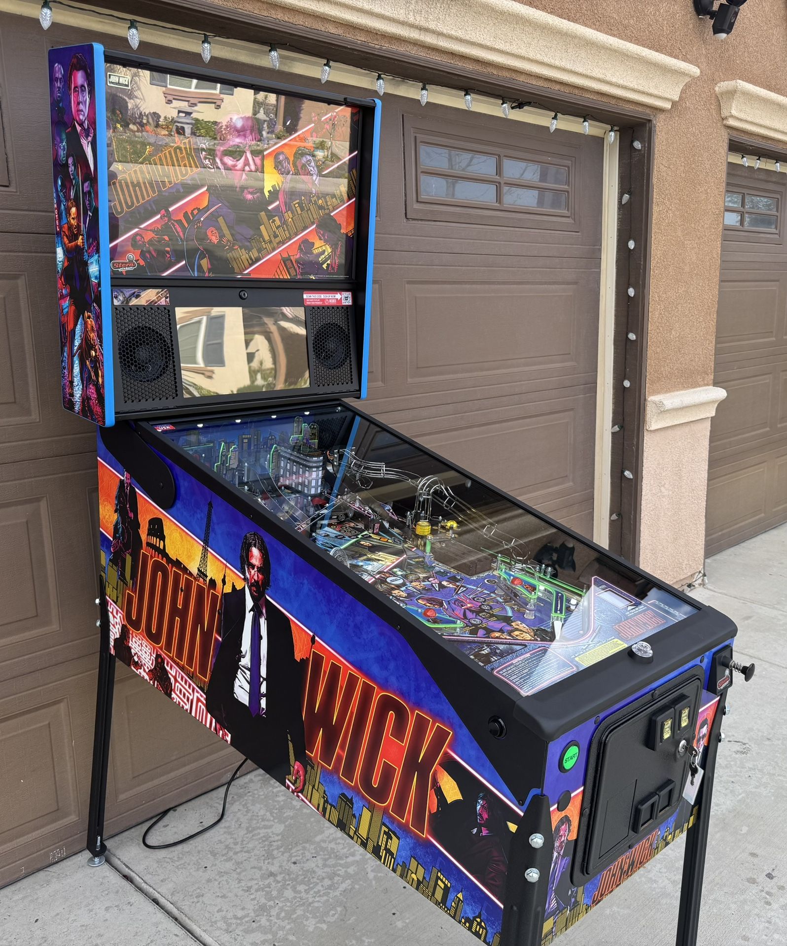 John Wick Premium Pinball Machine By Stern HUO With Mods For Sale Or Trade