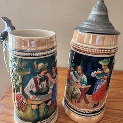 Vintage German Beer Steins