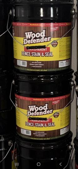Stain for fence