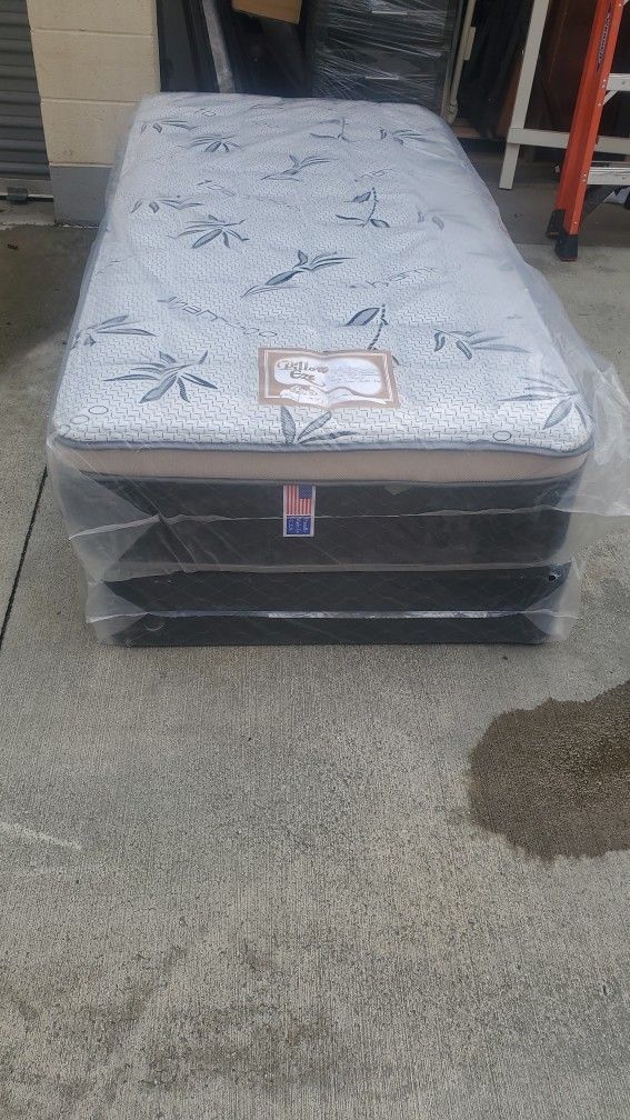 Twin Mattress Bamboo Pillow Top