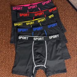 Men's Boxer Briefs 5 Frame Colors , 2 Size Medium & Large All Brand New $3 Per Each For Sale