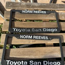 License Plate Frame Toyota