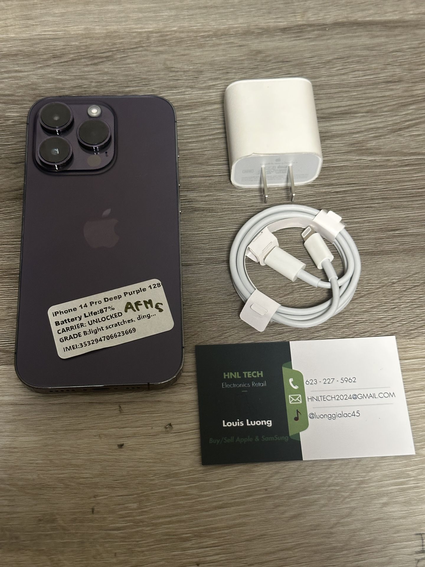 📱 iPhone 14 Pro 128 - Unlocked - Good Condition! 