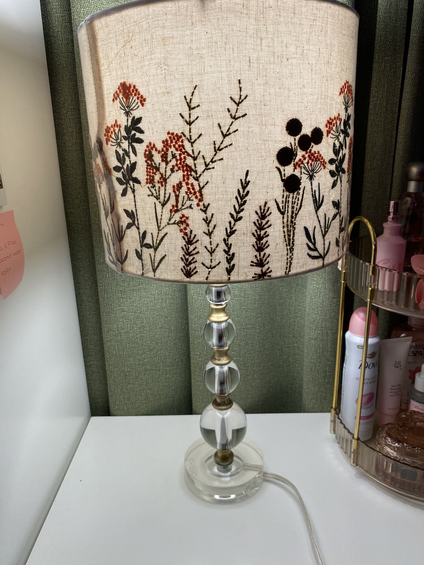 Acrylic Mid-Century Style Lamp