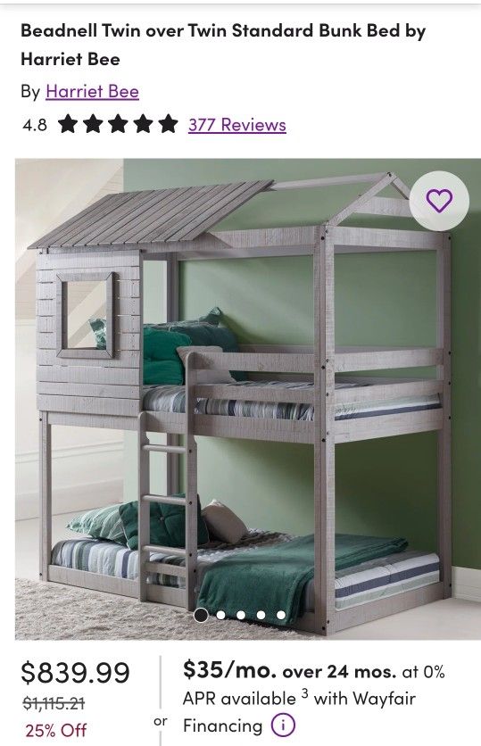 Wayfair Bunk Bed 