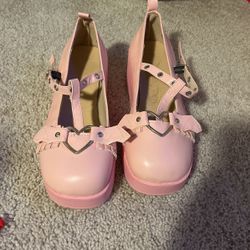 Pink Bat Shoes