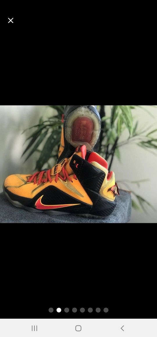 Mens Nike LeBron XII Witness Shoes Sz 8